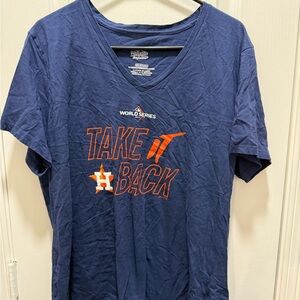 Majestic Navy World Series Tee